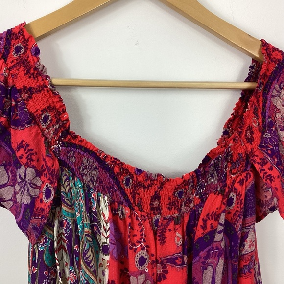 Free People Carmen Print Jumpsuit Size Small - Picture 4 of 12